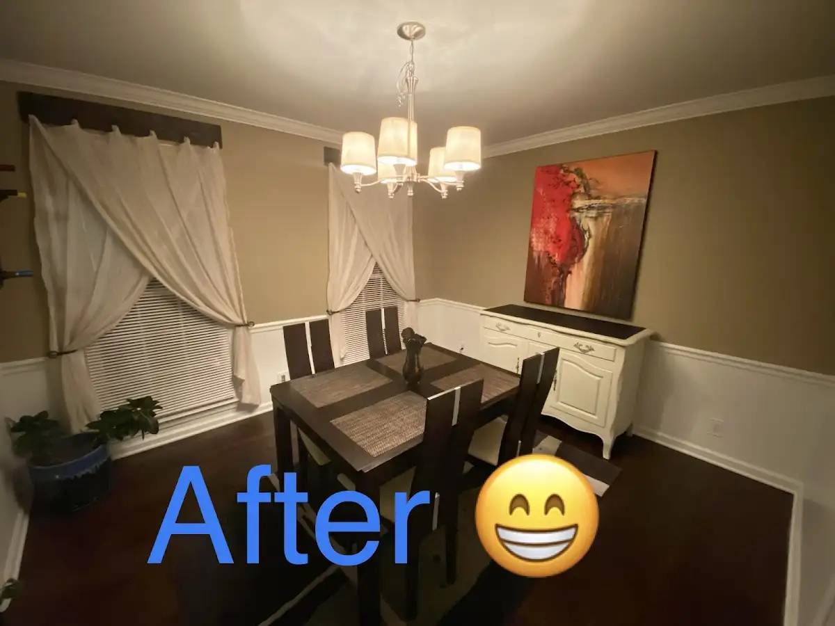 Professional dining room restoration after water damage in Galax