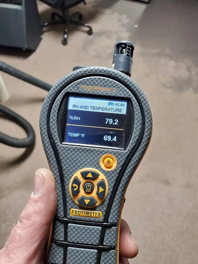 Moisture meter humidity assessment for Mold Remediation & Removal in Galax